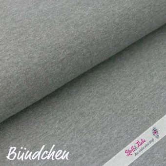 PAMUK® Bündchen GRAU MELANGE 