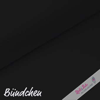 PRE-O! PAMUK® Bündchen SCHWARZ 