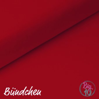 BIG10 - PAMUK® Bündchen DUNKELROT 