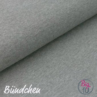 BIG10 - PAMUK® Bündchen GRAU MELANGE 