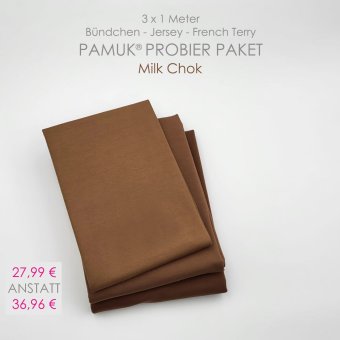 PAMUK®  PAKET (3 x 1 m) MILK CHOC 