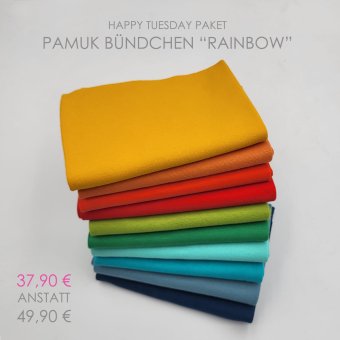 PAMUK®  Bündchen Paket "RAINBOW" 