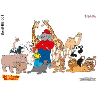 Bügelbild A5 - BENJAMIN BLÜMCHEN #01 