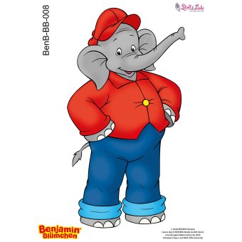 Bügelbild A5 - BENJAMIN BLÜMCHEN #08 