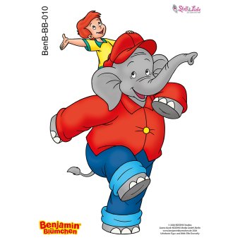 Bügelbild A5 - BENJAMIN BLÜMCHEN #10 