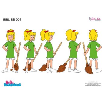 Bügelbild A5 -BIBI BLOCKSBERG #04 