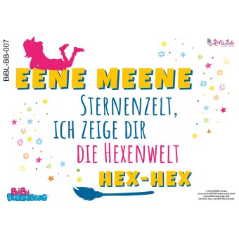 Bügelbild A5 -BIBI BLOCKSBERG #07 