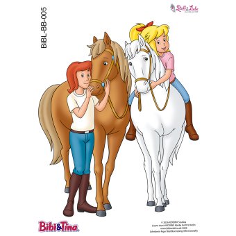 Bügelbild A5 -BIBI & TINA #05 