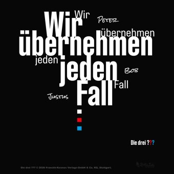 Bügelbild A4 - DIE DREI ??? #09 