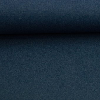 Taschenstoff WOOLY Denimblau 