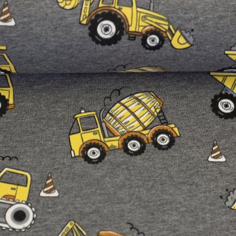 AUF DER BAUSTELLE! Kuschelsweat Grau 