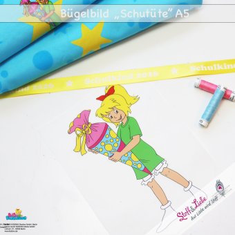 Pre-Order A5 Bügelbild Bibi Blocksberg SCHULTÜTE 