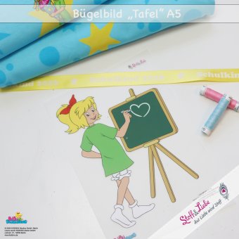 Pre-Order A5 Bügelbild Bibi Blocksberg TAFEL 