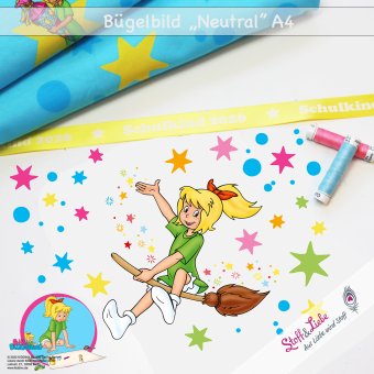 Pre-Order A4 Bügelbild Bibi Blocksberg BESEN 