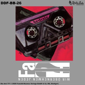 Pre-Order! Bügelbild A5 - DIE DREI ??? #26 
