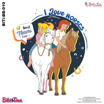 Bügelbild A5 -BIBI & TINA  #10 