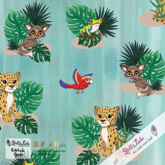 Belle und Boo SAFARI - ALLOVER MINT 