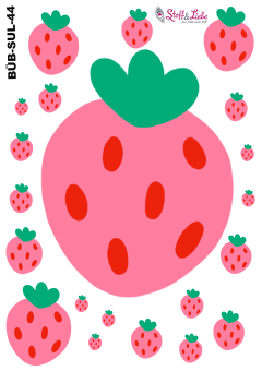 Bügelbild A5 - STRAWBERRIES 