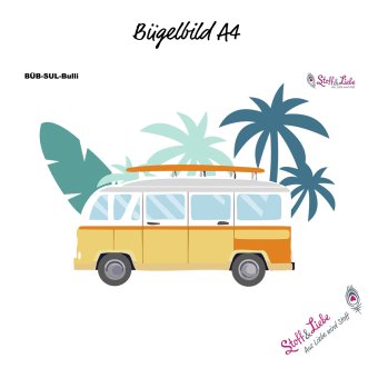 Bügelbild A4 - SUMMER BULLI 
