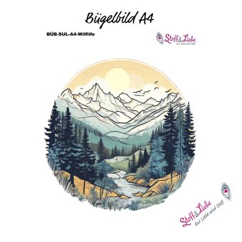 Bügelbild A4 - WILD! WILDLIFE 