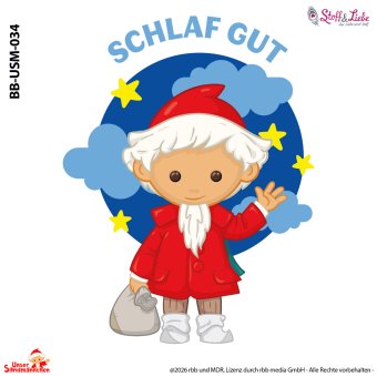 Bügelbild A5 - SANDMÄNNCHEN #34 