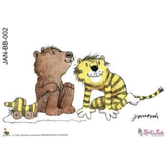 PRE-O BÜGELBILD "Tiger & Bär" #02 