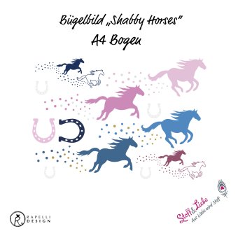 Pre-Order A4 Bügelbild DL HORSES 