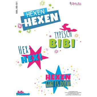 Bügelbild A4 -BIBI BLOCKSBERG #01 