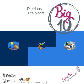 BIG 10! Pre-Order DieMaus Gute Nacht PANEL 
