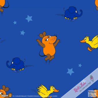 SWEAT Hier kommt DieMaus -AZURBLAU 