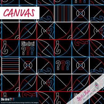 Pre-O! CANVAS Die drei ??? GEOMETRISCH 