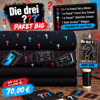 Pre-O! Die drei ??? SWEAT-SPARPAKET "BIG" 