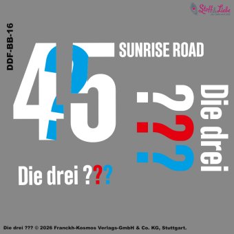 Bügelbild A4 - DIE DREI ??? #16 