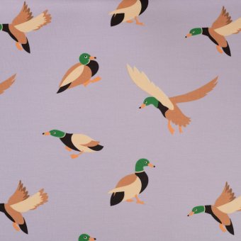 Sommersweat Enten flieder 