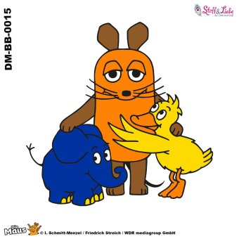 Bügelbild A5 - DieMaus BESTIES #15 