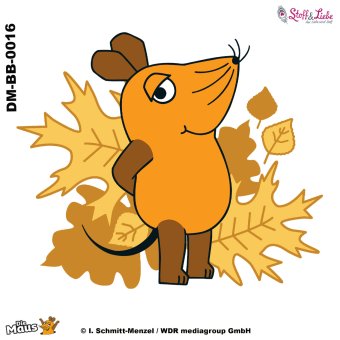 Bügelbild A5 - DieMaus ENDLICH HERBST #16 