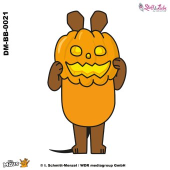 Bügelbild A5 - DieMaus HALLOWEEN MAUS #21 