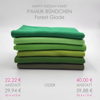 PAMUK®  Bündchen Paket FOREST GLADE 