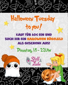 60 € KAUF = 1 Halloween Bügelbild gratis! AKTION - Bitte lesen! 