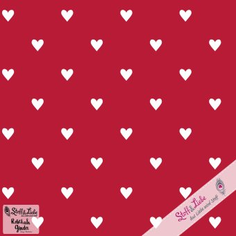 Jersey MORE AMOR HERZEN Rot 
