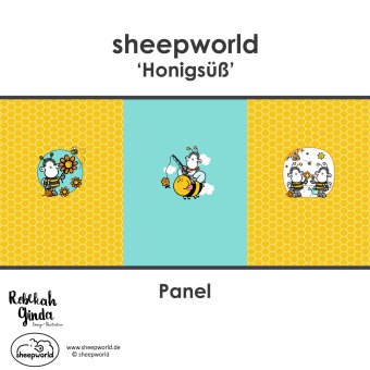 RESTE! sheepworld Honigsüß Panel 65cm 