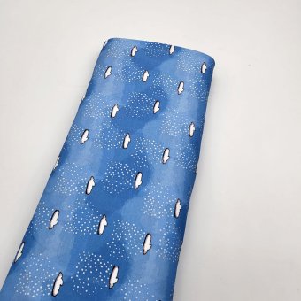 Stoffschätzchen: Sweat JANOSCH Wolken 