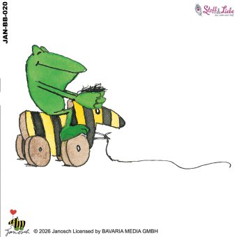 Bügelbild A5 JANOSCH T.E.Club FROSCH #20 