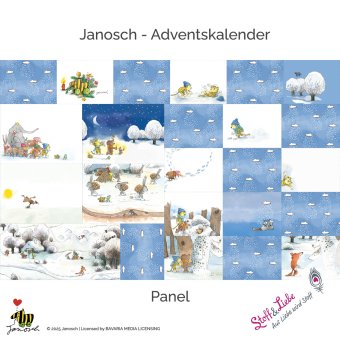 PRE-O! Janosch BASTEL-/ADVENTS-KALENDER Canvas 