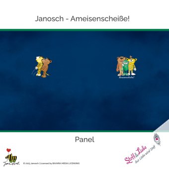 Sweat Janosch - AMEISENSCHEI... PANEL 88 cm 