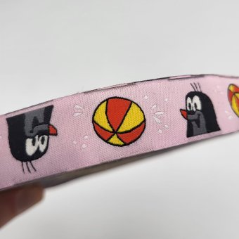 3 METER WEBBAND Maulwurf Pool Rosa 