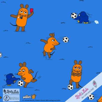 PreO JERSEY DieMaus Fußball AO BLAU 