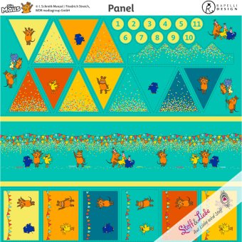 Reste !DieMaus PAAARTY 1,4m PANEL Canvas 