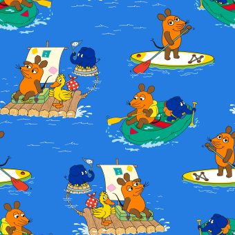 Jersey DieMaus - ALLE AN BORD Blau 