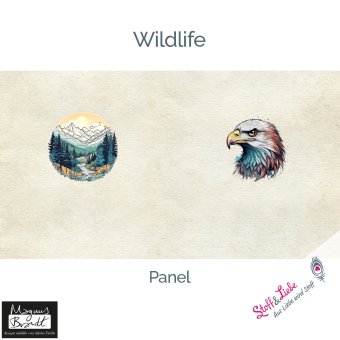 Sommersweat WILD LIFE PANEL XL Natur 